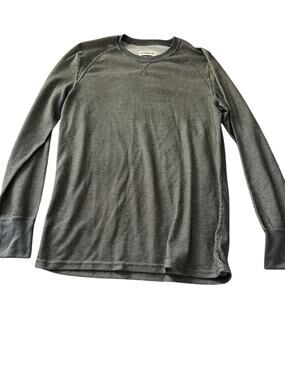 Magellan Outdoors Gray Long Sleeve Crew Neck Classic Fit Shirt Men's Size Large